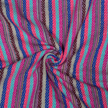 Multi Color Stripe Jacquard | SKU: J-443