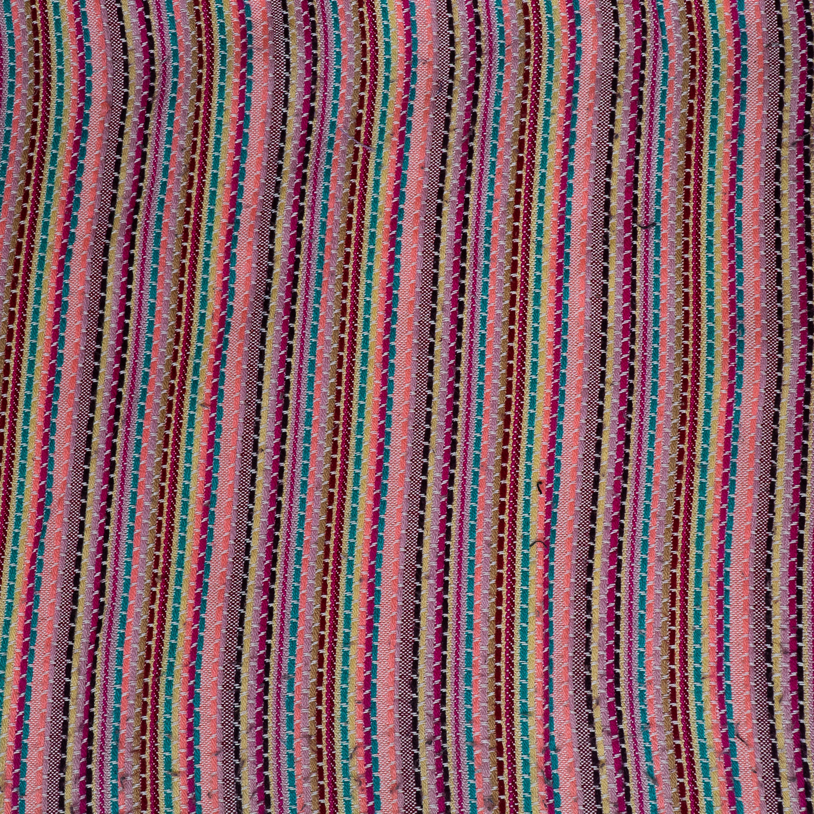 Pink Stripe Cotton Blend Jacquard (Sku: J-451)