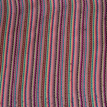 Pink Stripe Cotton Blend Jacquard | SKU: J-451