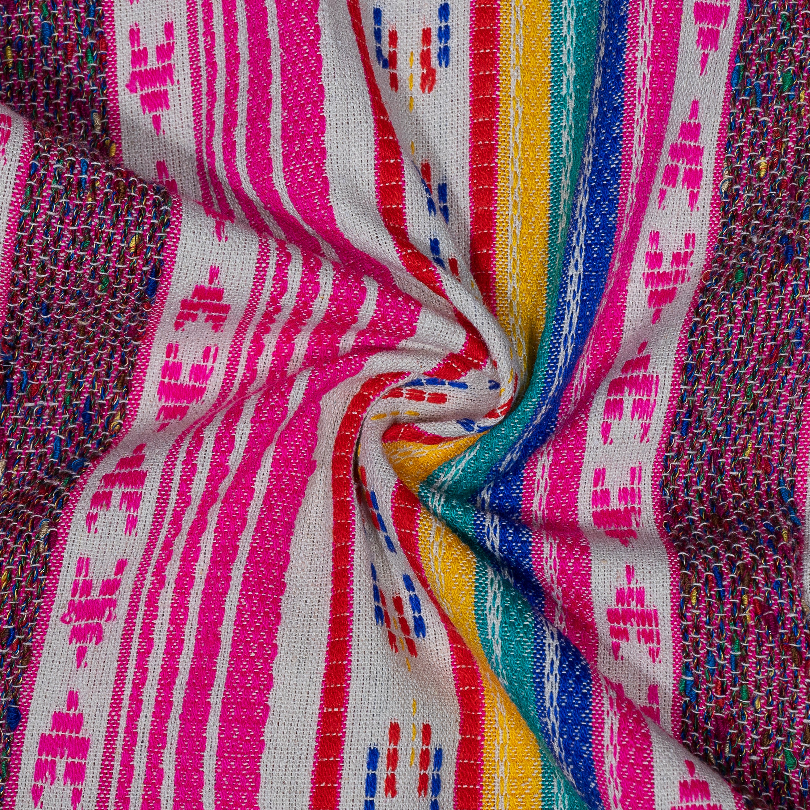 Multi Color Cotton Blend Jacquard (Sku: J-452)