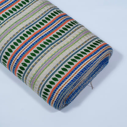 Green Cotton Blend Capsule Jacquard | SKU: J-458