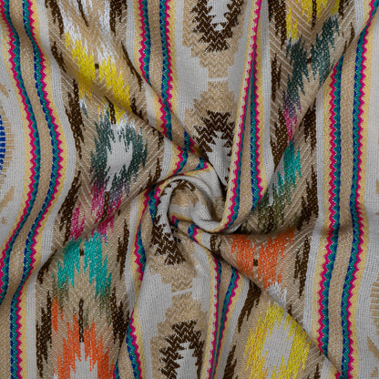 Multi Color Cotton Blend Jacquard | SKU: J-468
