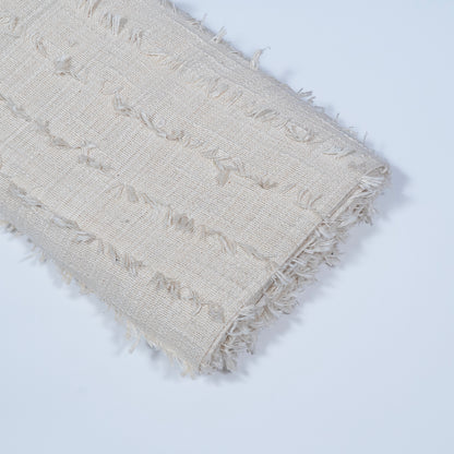 Natural Cotton Tuftting Jacquard | SKU: J-493
