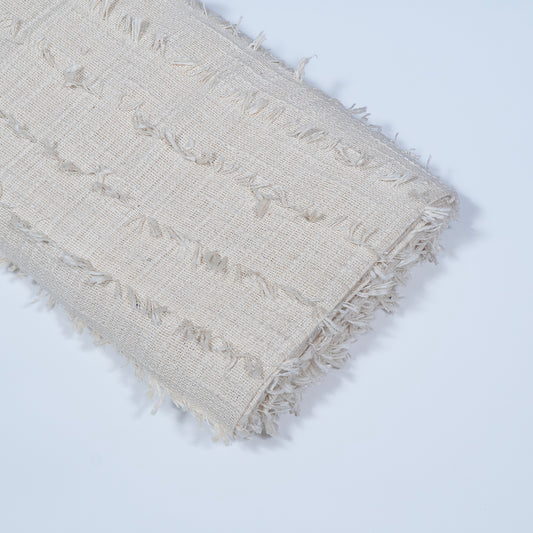 Natural Cotton Tuftting Jacquard (Sku: J-493)