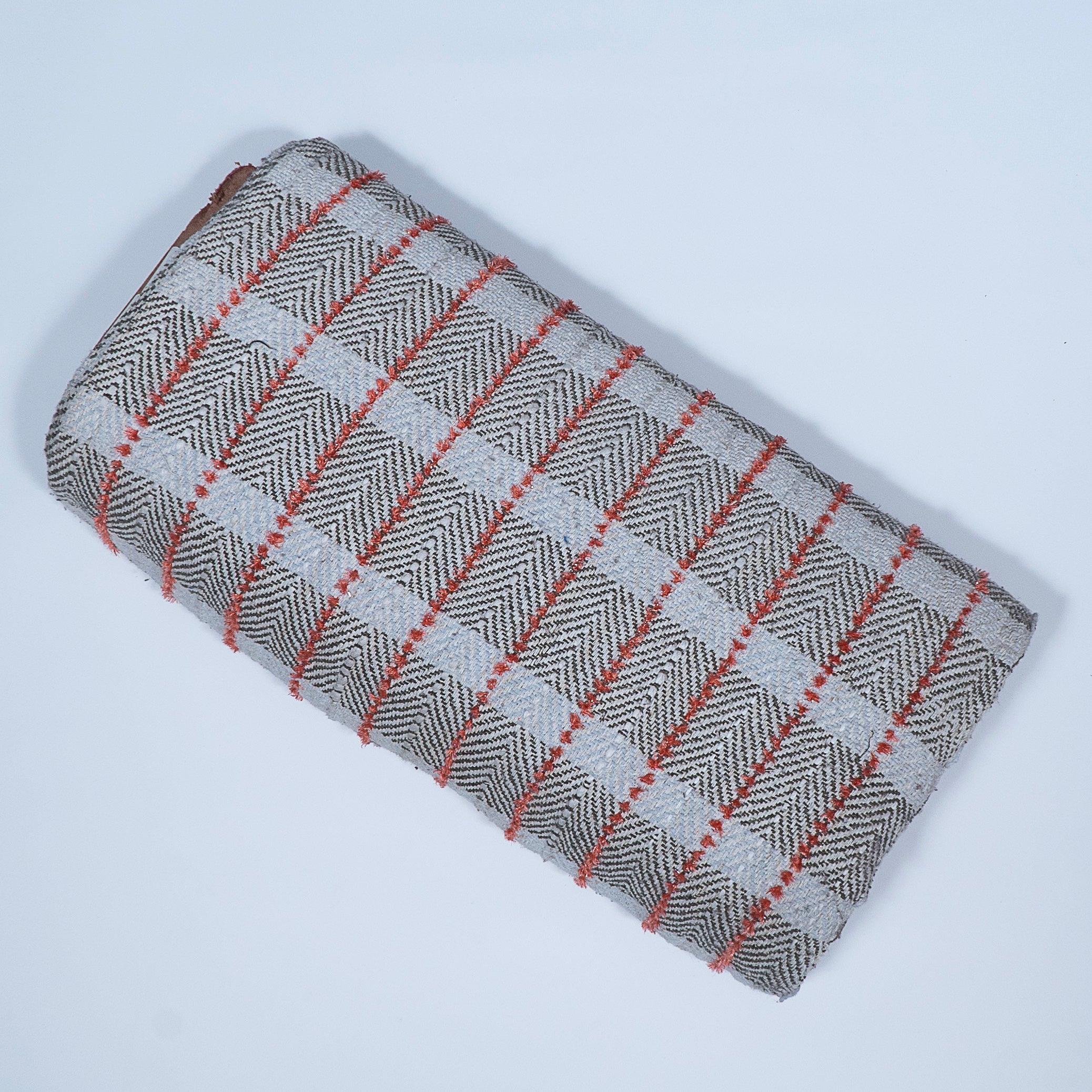 Multicolor checks Cotton Jacqaurd for Winter Jackets (Sku: J-496)