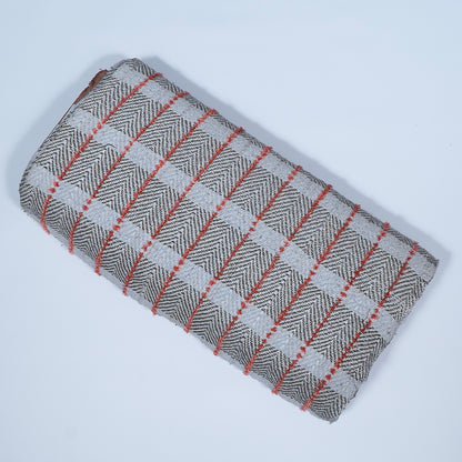Multicolor Checks Cotton Tweed Jacquard | SKU: J-496
