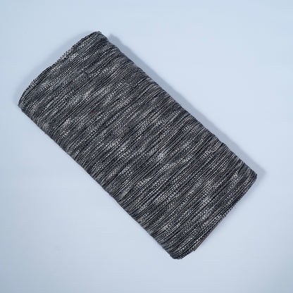 Black, White Cotton Blend Jacquard | SKU: J-503