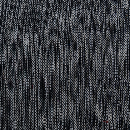 Black, White Cotton Blend Jacquard | SKU: J-503
