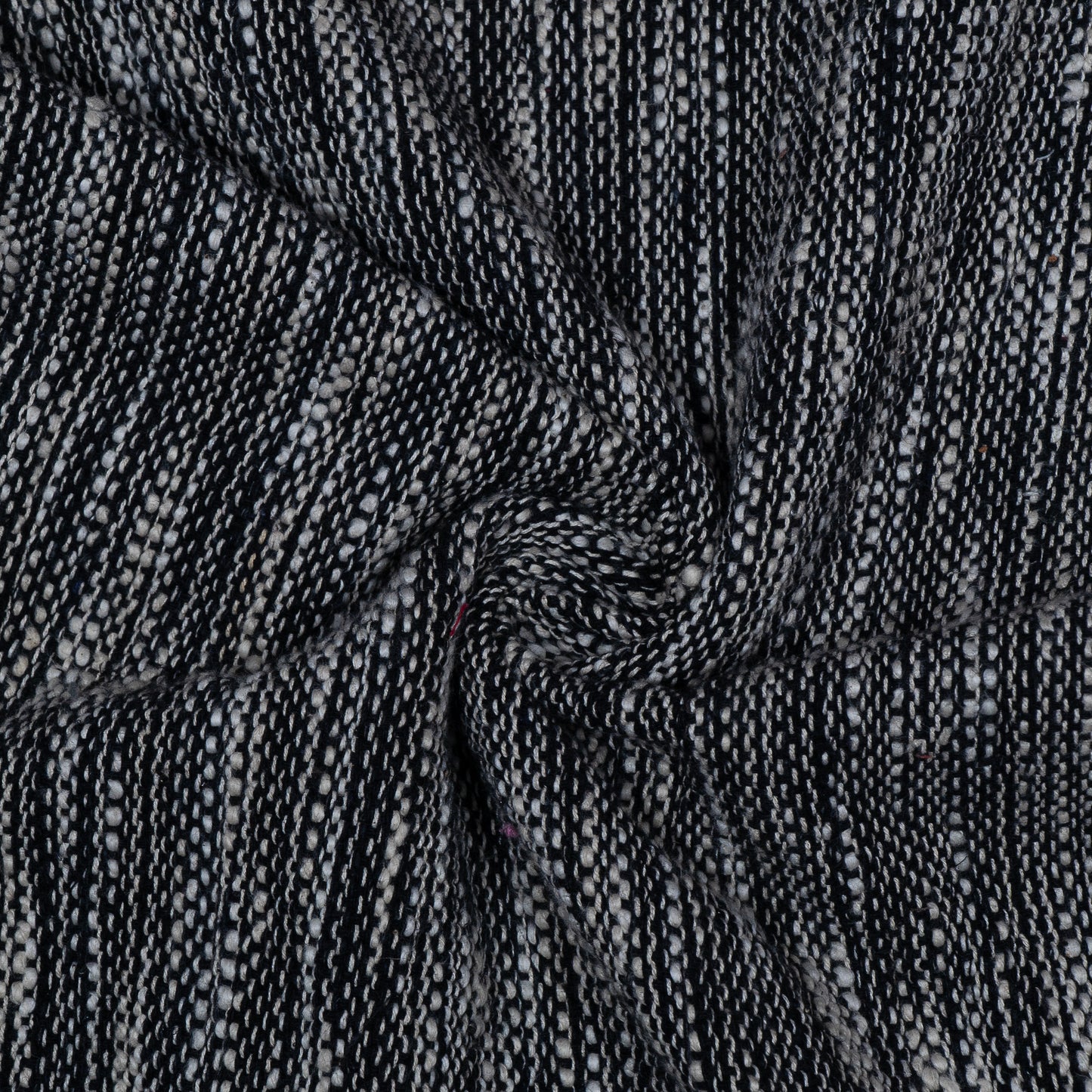 Black, White Cotton Blend Jacquard (Sku: J-503)