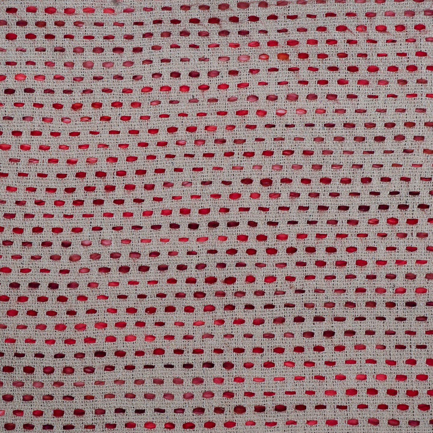 Red Color Cotton Acrylic Jacquard (Sku: J-507)