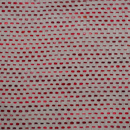 Red Color Cotton Acrylic Jacquard | SKU: J-507