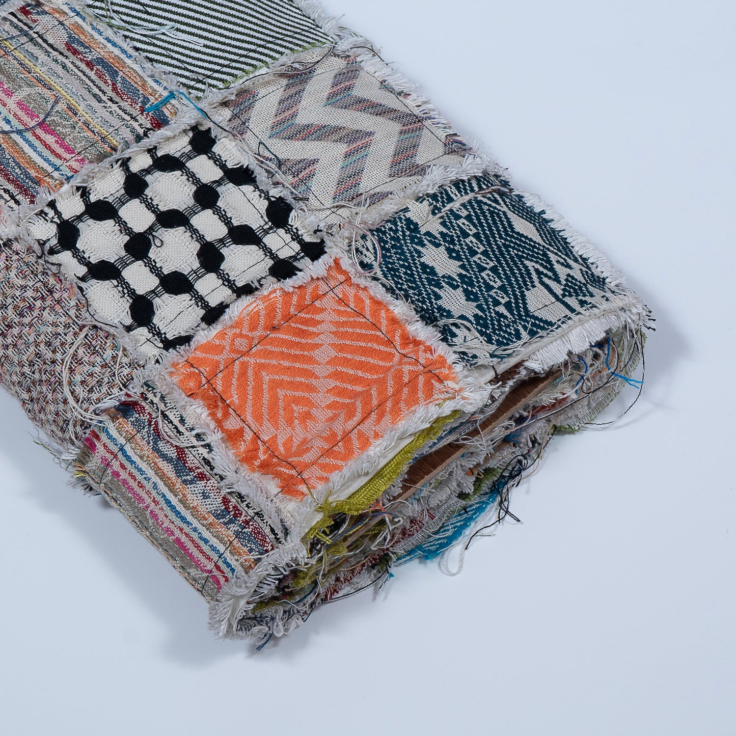 Multicolor Patchwork Cotton Jacquard (Sku: J-513)