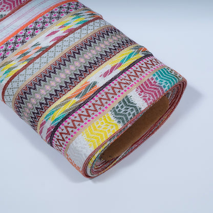 Multicolor Stripe Design Lightweight Cotton Jacquard | SKU : J-522