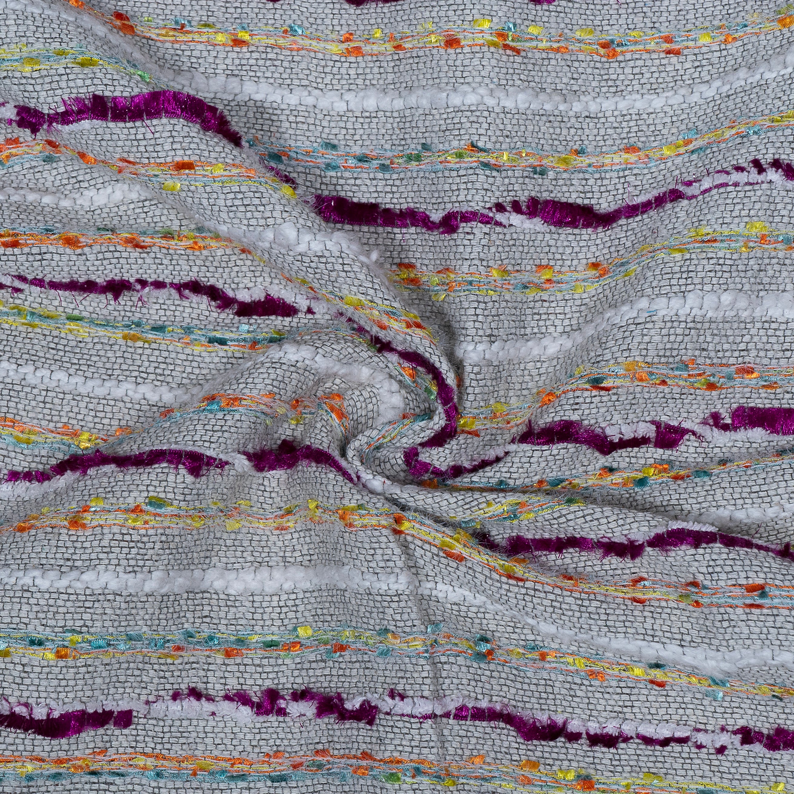 Multicolor Cotton Jacquard for Home Decor (Sku: J-523)