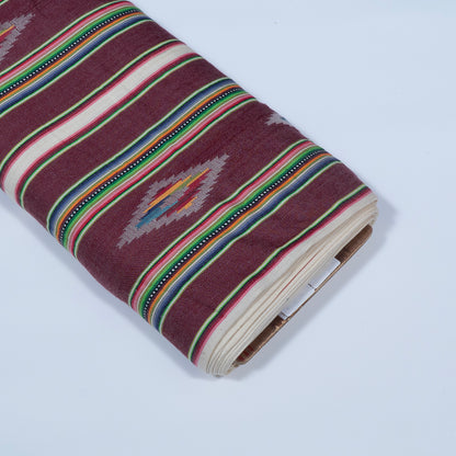 Brown Lightweight Cotton Jacquard | SKU: J-527