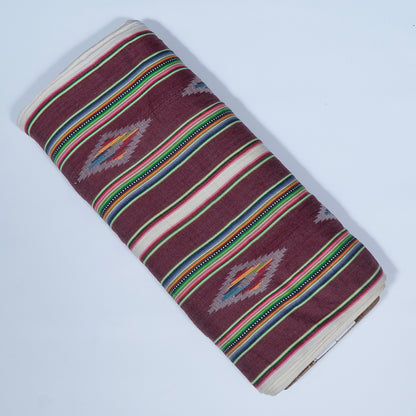 Brown Lightweight Cotton Jacquard | SKU: J-527