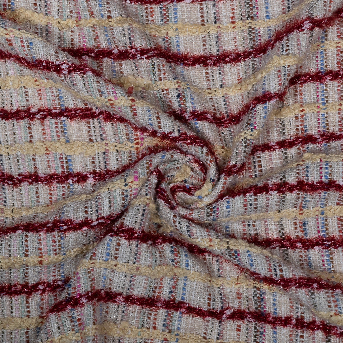 Multicolor Cotton Texture Jacquard  (Sku: J-535)