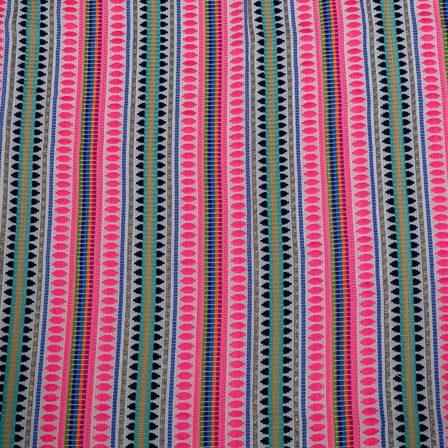 Multicolor Capsule Cotton Blend Jacquard (Sku: J-536)