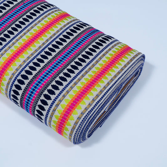 Multicolor Capsule Cotton Acrylic Jacquard for Bags (Sku: J-537)