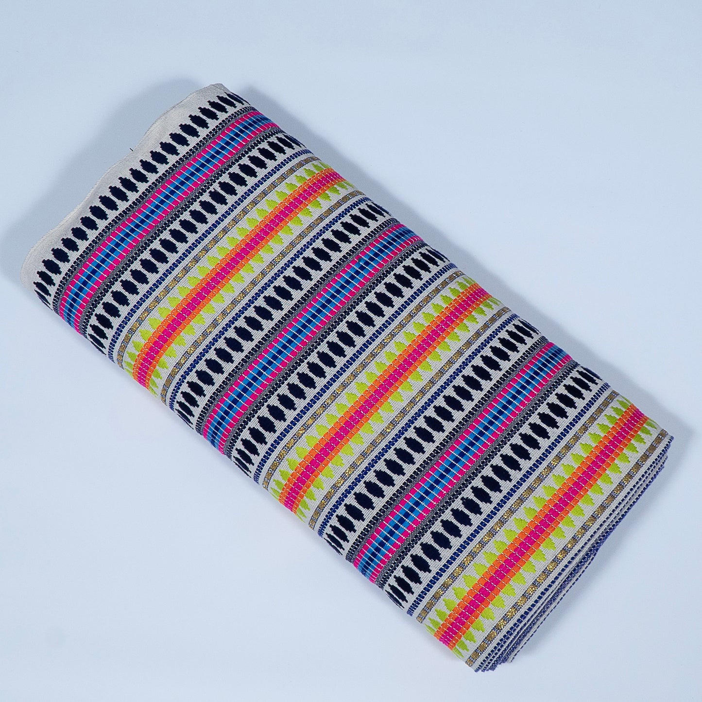 Multicolor Capsule Cotton Acrylic Jacquard for Bags (Sku: J-537)