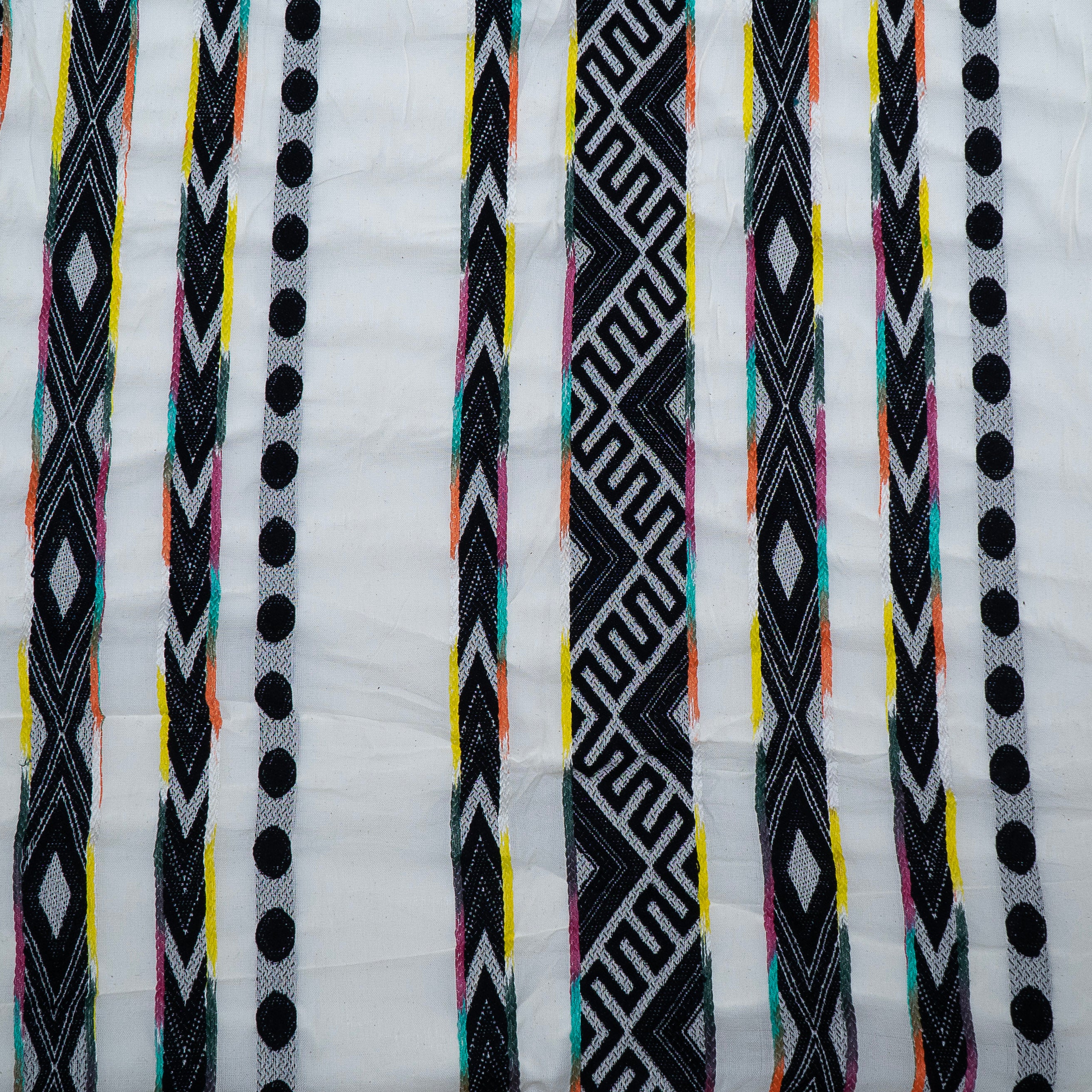 Multicolor Cotton Jacquard for Home Decor (Sku: J-538)