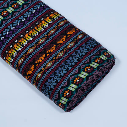 Multicolor Cotton Blend Jacquard | SKU: J-540