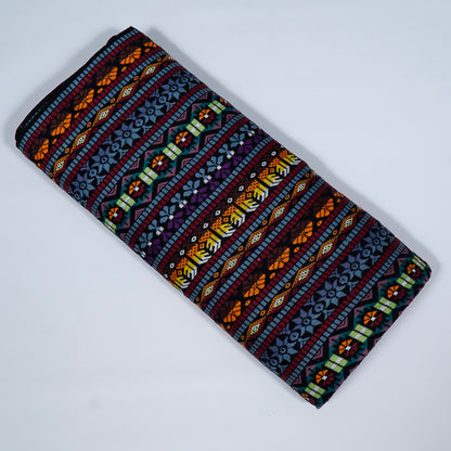 Multicolor Cotton Blend Jacquard | SKU: J-540