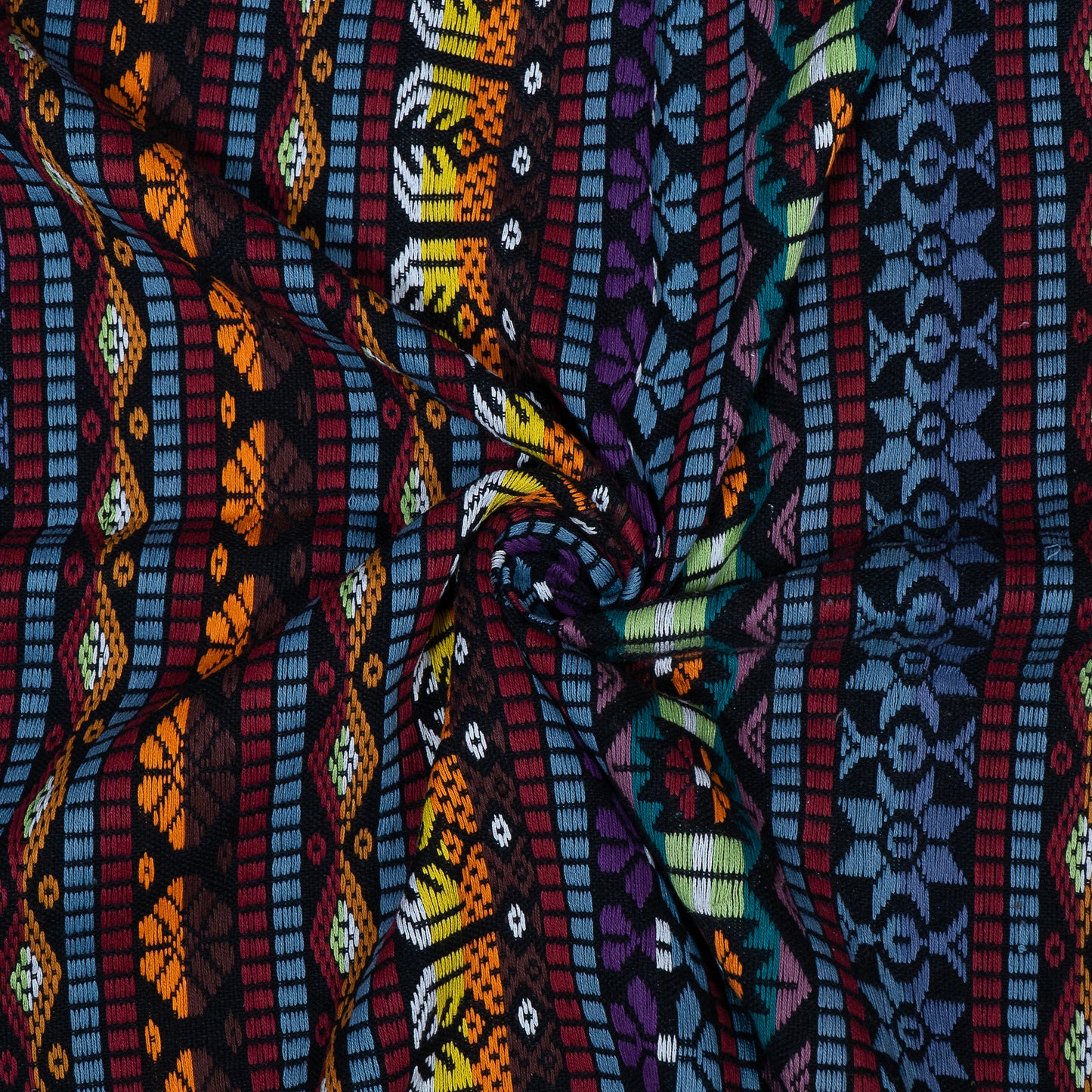 Multicolor Cotton Blend Jacquard (Sku: J-540)