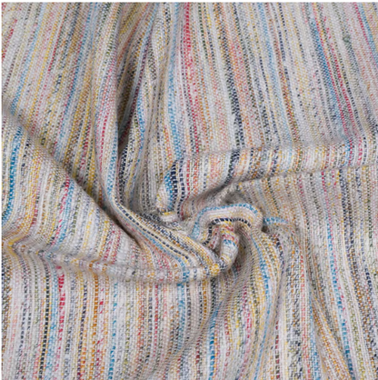 Multicolor Tie-dye Wool Blend Jacquard | SKU: J-541