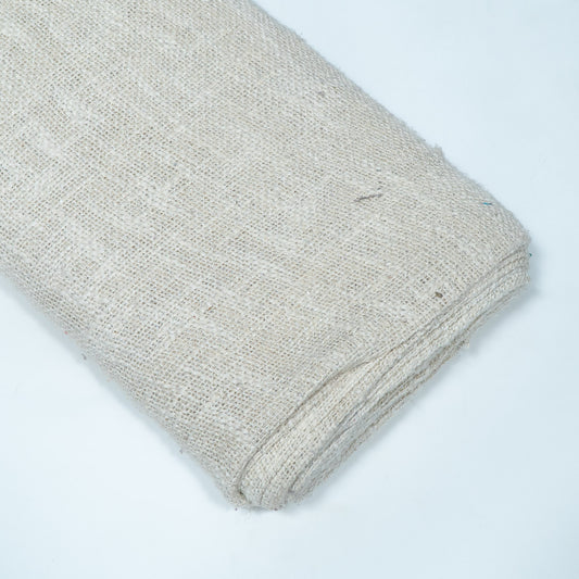 Off White Lurex Cotton TNT Slub Jacquard | SKU: J-559
