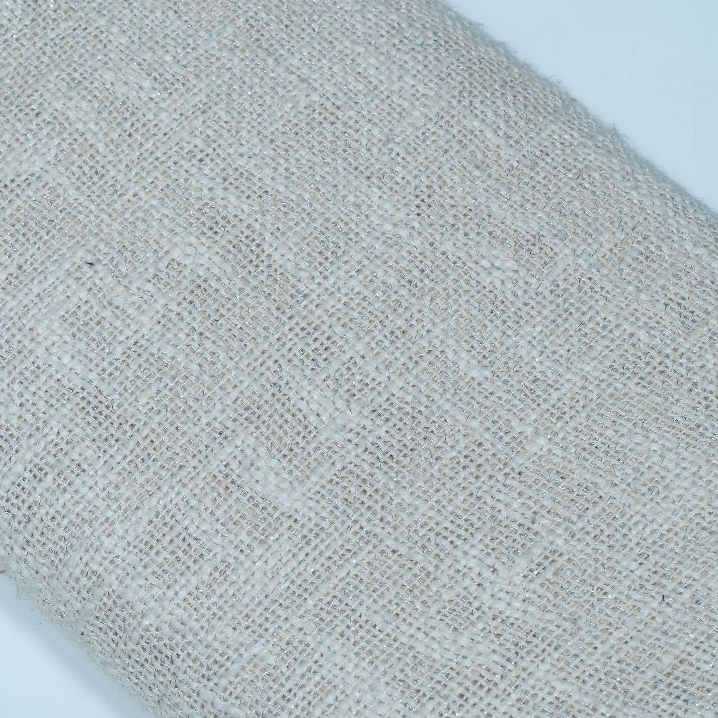 Off White Lurex Cotton TNT Slub Jacquard | SKU: J-559