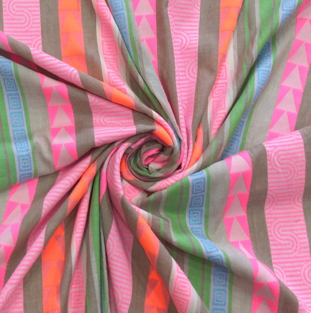 Multicolor Lightweight Cotton Jacquard (SKU: J-585)
