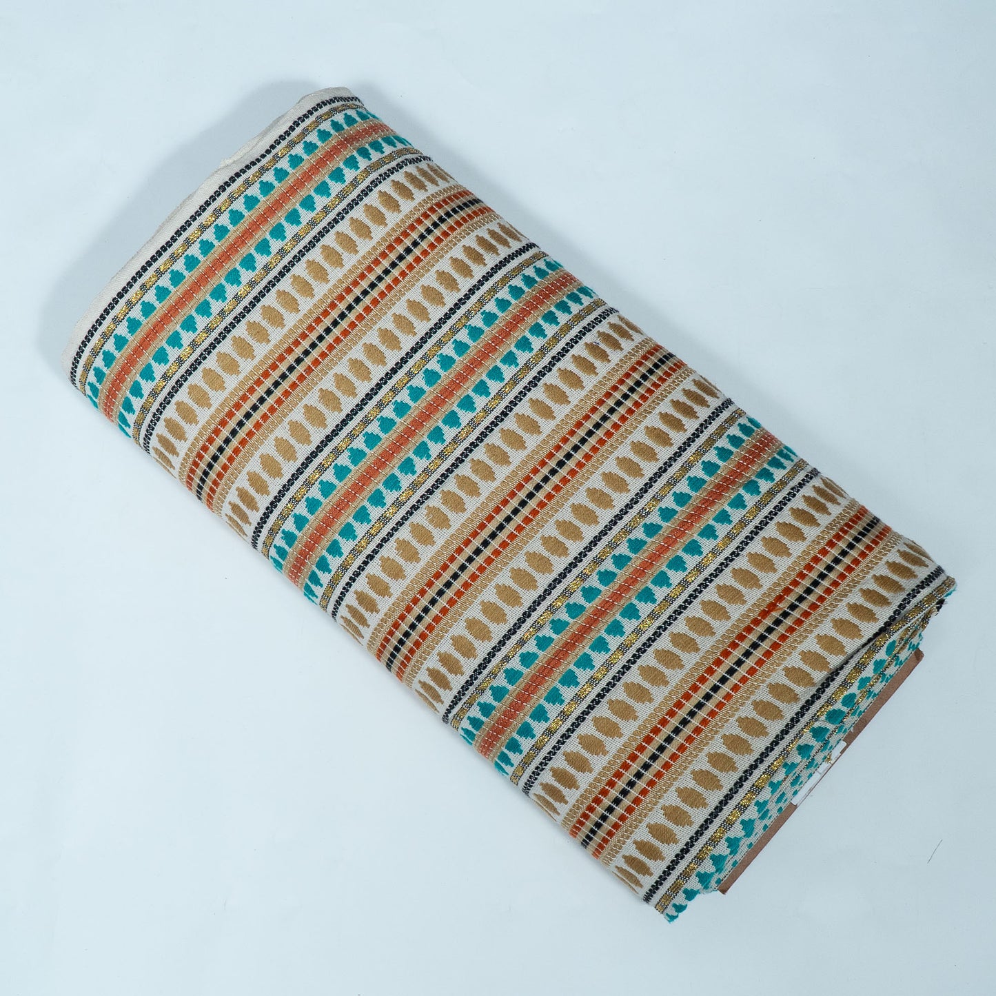 Multicolor Capsule Design Cotton Acrylic Jacquard | SKU: J-588