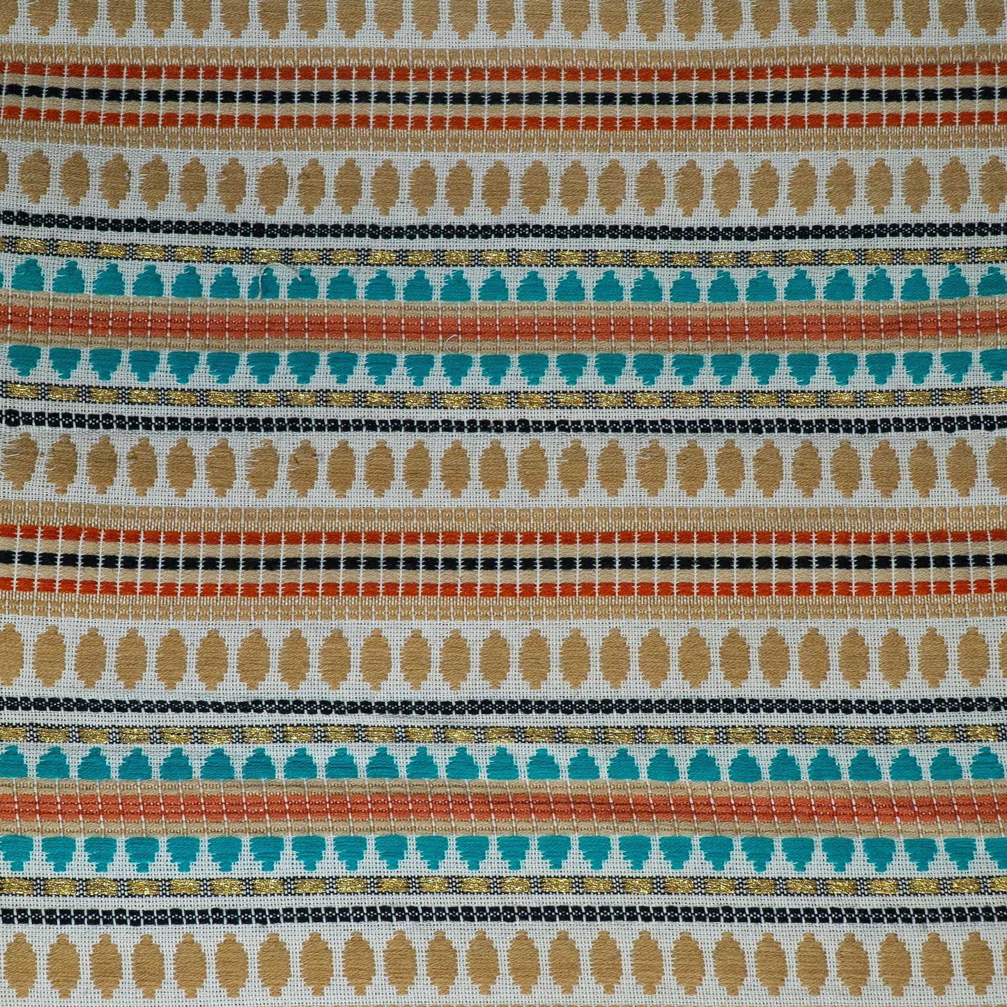 Multicolor Capsule Design Cotton Acrylic Jacquard | SKU: J-588