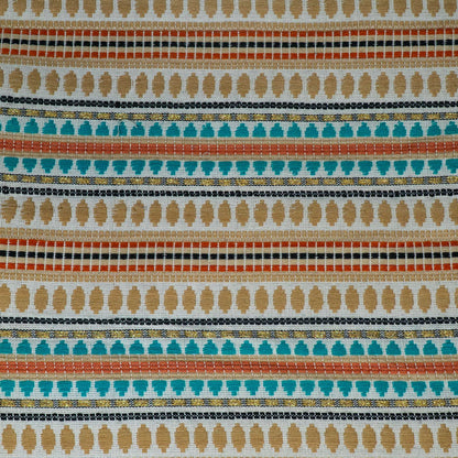 Multicolor Capsule Design Cotton Acrylic Jacquard | SKU: J-588