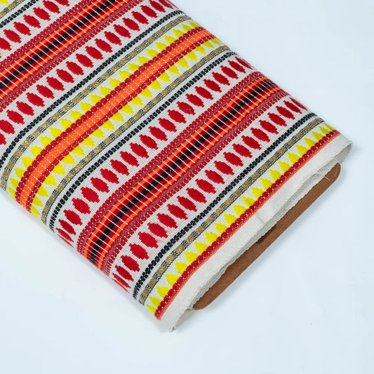 Multicolor Capsule Design Cotton Acrylic Jacquard | SKU: J-589