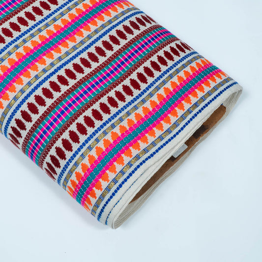 Multicolor Capsule Cotton Acrylic Jacquard | SKU: J-590