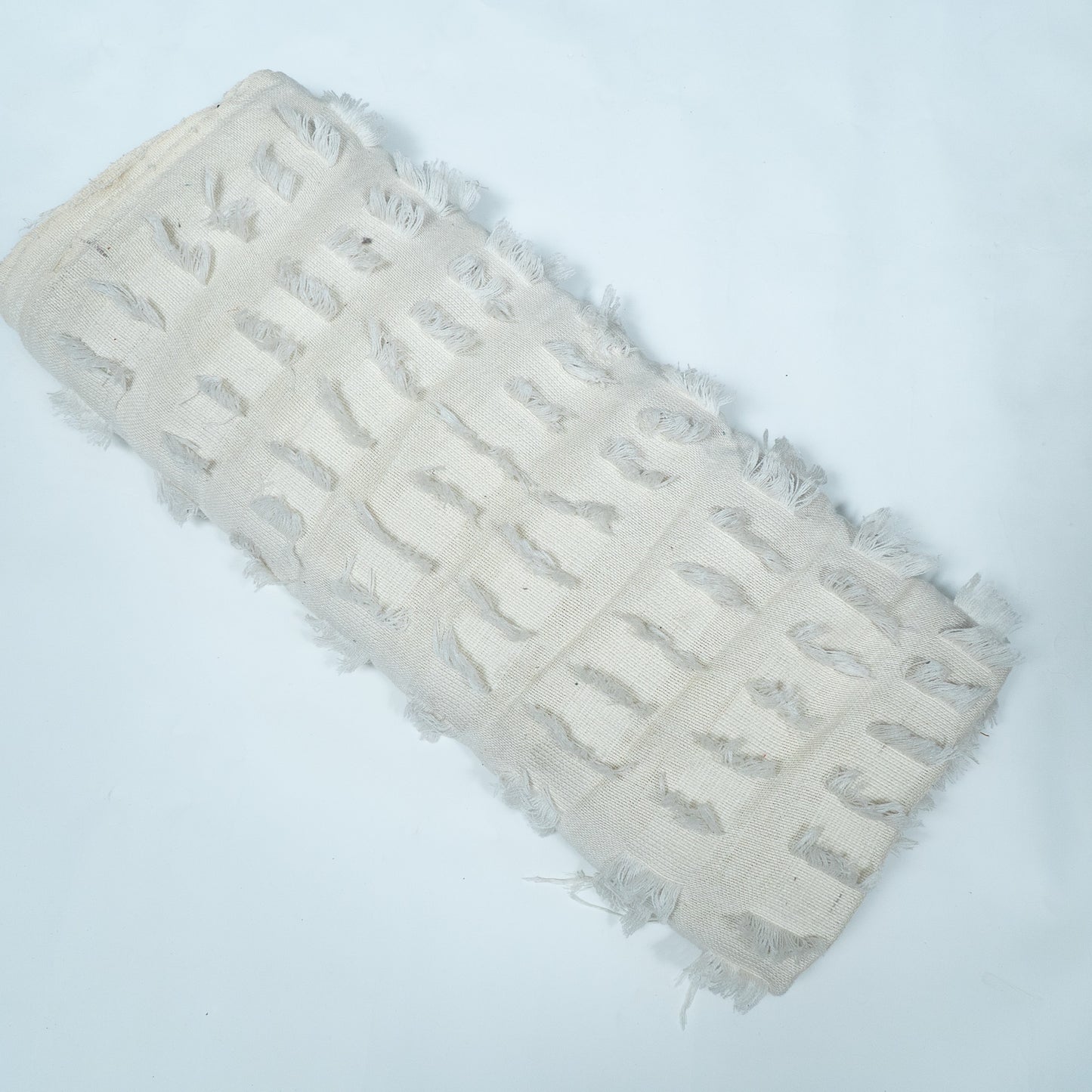 White Dyeable Cotton Tuftting Jacquard | SKU: J-592