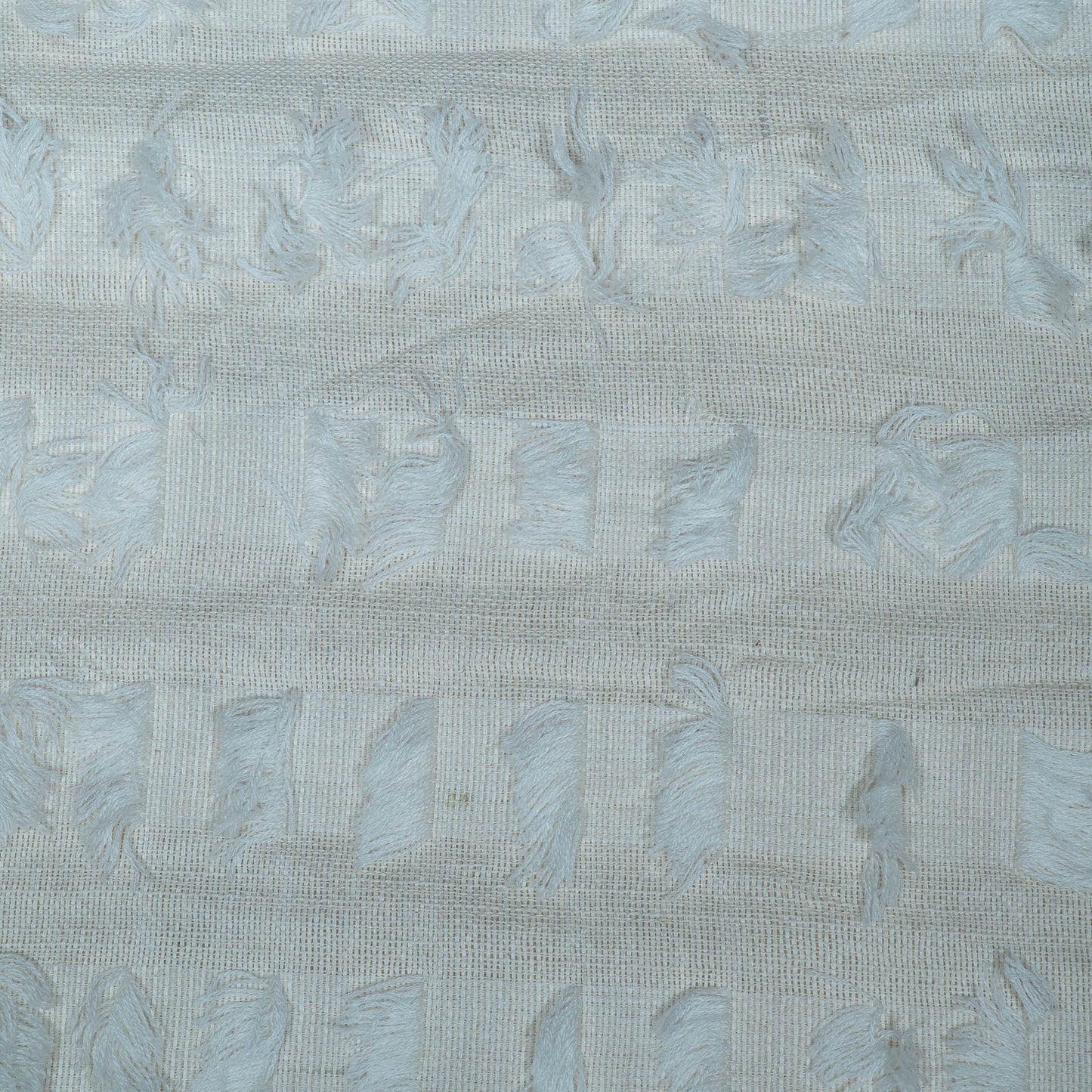 White Dyeable Cotton Tuftting Jacquard | SKU: J-592