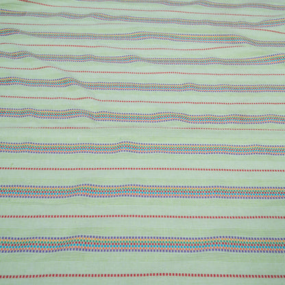 Green & Multicolor Lightweight Cotton Jacquard | SKU: JD-82