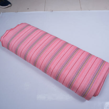 Pink & Multicolor Lightweight Cotton Jacquard | SKU: JD-83
