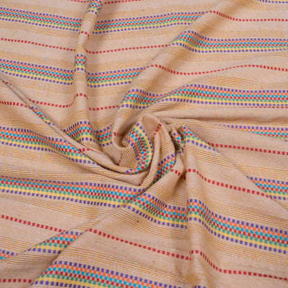 Yellow Musturd & Multicolor Lightweight Cotton Jacquard | SKU: JD-84