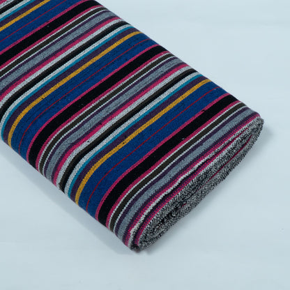 Multicolor Stripe Design Cotton Blend Jacquard | SKU: JDD-148