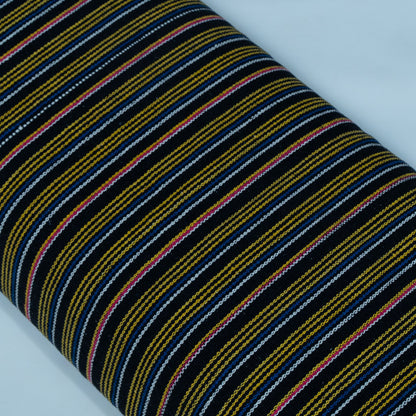 Multicolor Stripe Design Cotton Blend Jacquard | SKU: JDD-149