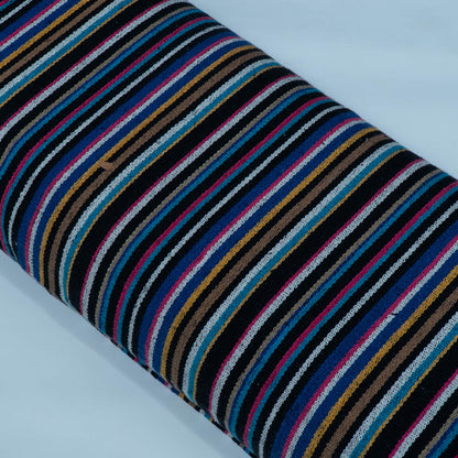 Multicolor Stripe Design Cotton Blend Jacquard | SKU: JDD-151