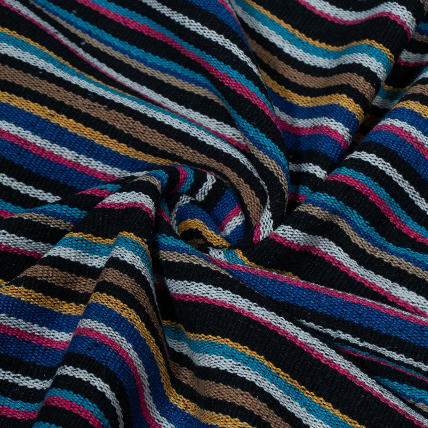 Multicolor Stripe Design Cotton Blend Jacquard | SKU: JDD-151