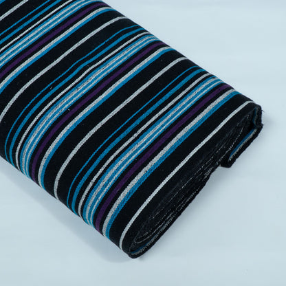 Multicolor Stripe Design Cotton Blend Jacquard | SKU: JDD-153