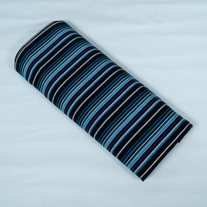 Multicolor Stripe Design Cotton Blend Jacquard | SKU: JDD-153