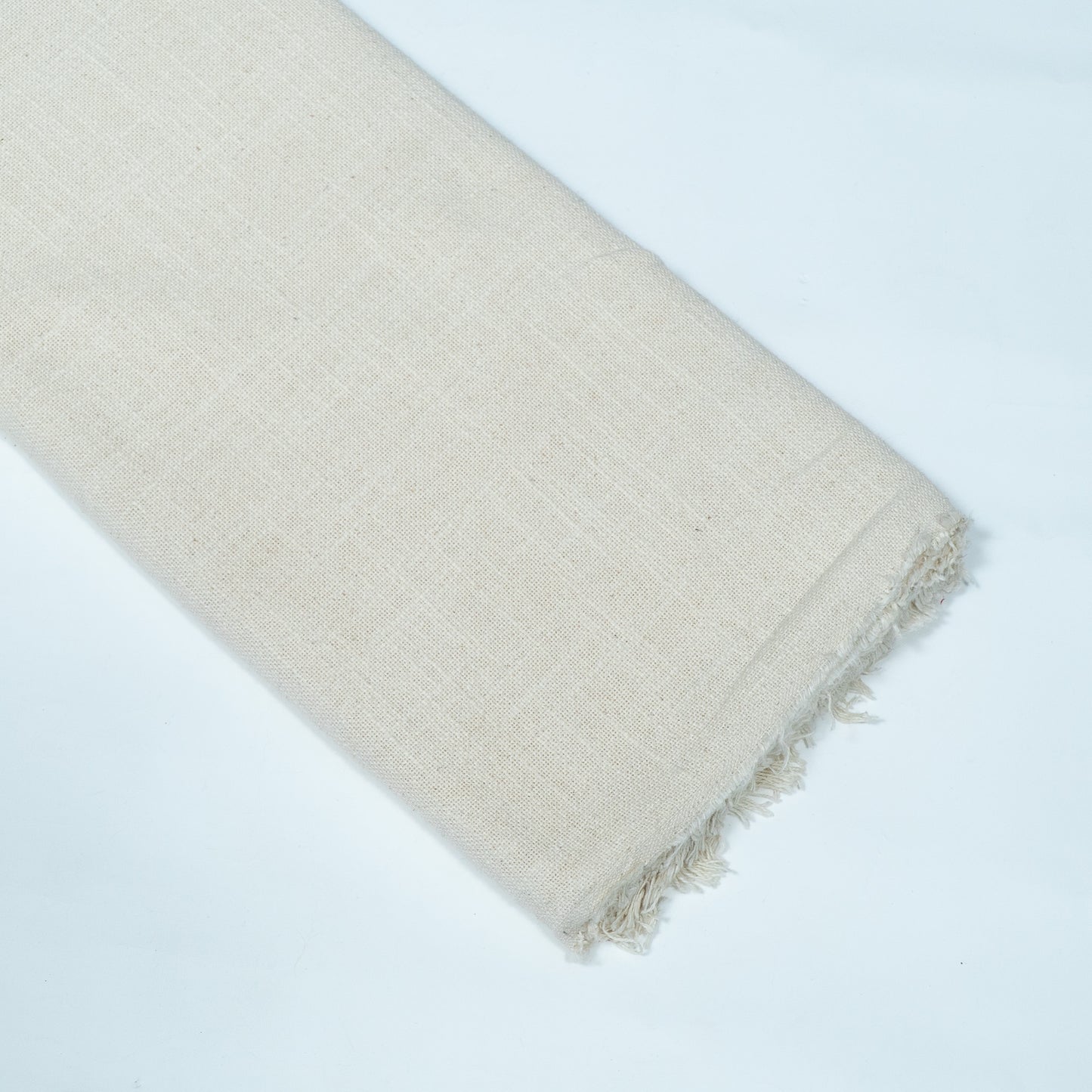 Off White Cotton Slub Fabric | SKU: JDD-172