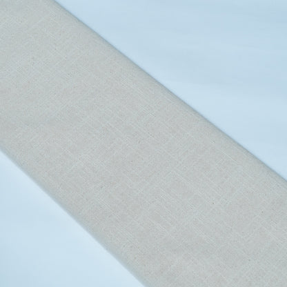 Off White Cotton Slub Fabric | SKU: JDD-172